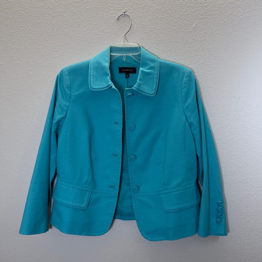 Talbots Women's Vibrant Blue Blazer